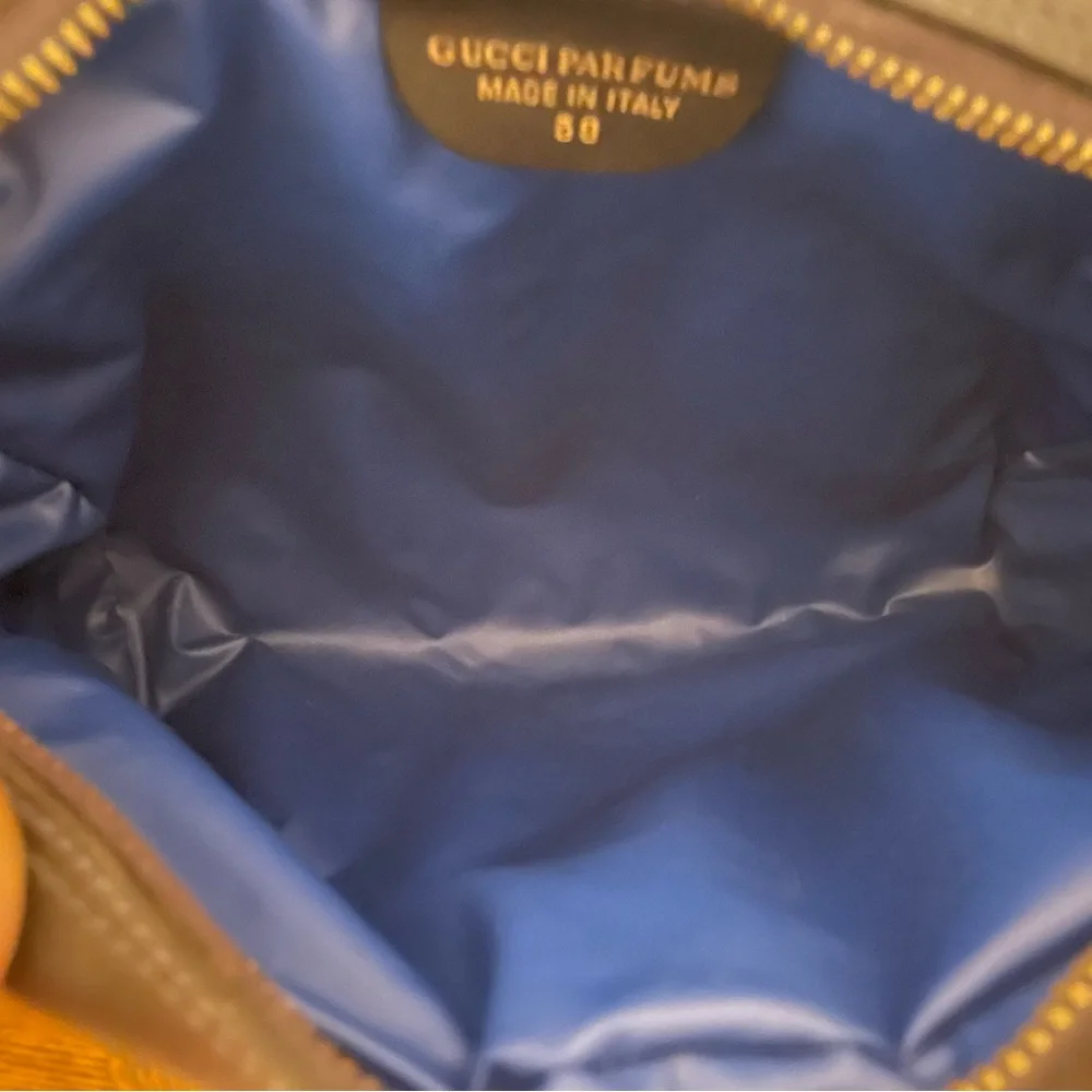 Authentic Gucci Parfums Vintage Clutch – Sherry Line, Navy Blue - Picture 7 of 7